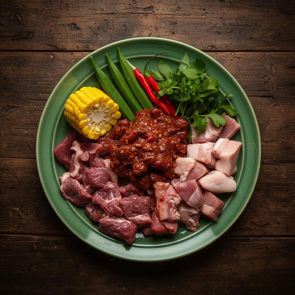 Ba Chỉ Bò Cuộn Nấm Kim Châm